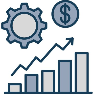 iş ve finans simgesi