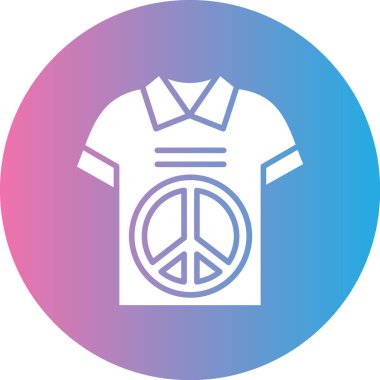 Barış vektörü simgesi modern basit illüstrasyon