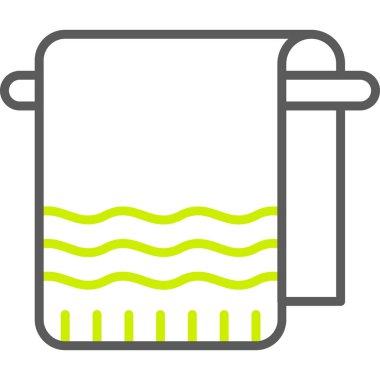 Ana hatlar biçiminde pişirme pot simgesinin vektör illüstrasyonu