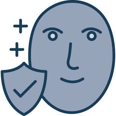 yüz ifadesi, basit vektör simgesi