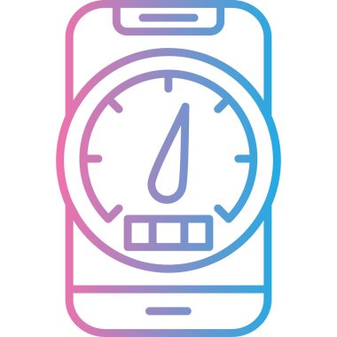 akıllı saat simge vektör illüstrasyonu