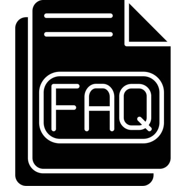 Soru vektörü düz simgesi