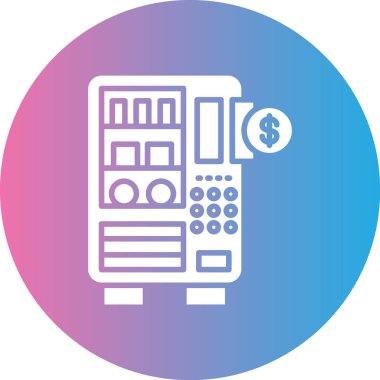 atm simge vektör illüstrasyonu