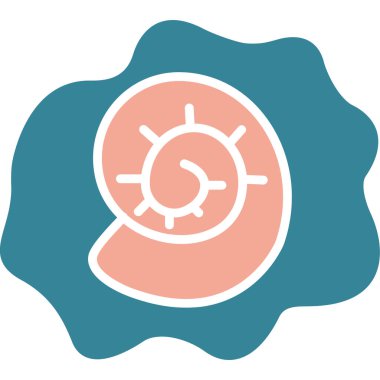 Virüs vektör simgesi modern basit illüstrasyon