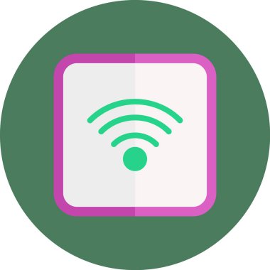 WiFi vektör simge işareti simge vektör çizim kişisel ve ticari kullanım için..