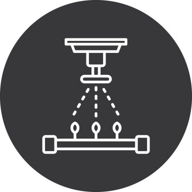 Modern ikon susuzluğunun vektör çizimi