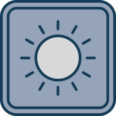 Beyaz arkaplanda ampul simgesi, vektör illüstrasyon tasarımı