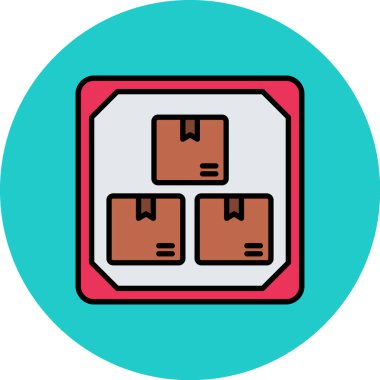 Pil. Web simgesi basit illüstrasyon