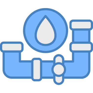 Su damlası ikonu. özet vektör illüstrasyonu