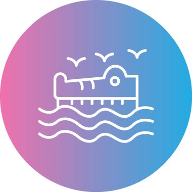 Modern simgenin vektör illüstrasyonu