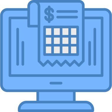 para çevrimiçi alışveriş vektörü illüstrasyonu