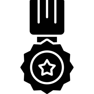 ödül madalya simgesi. vektör çizim