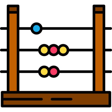 Çizgi film simgesinin vektör çizimi