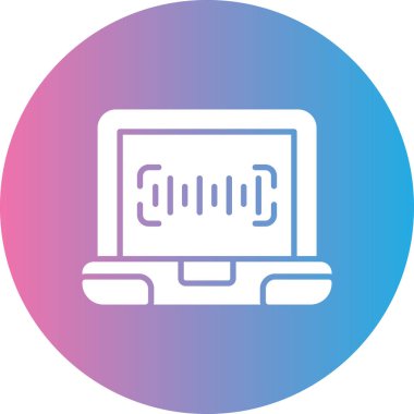 Bilgisayar. Web simgesi basit illüstrasyon