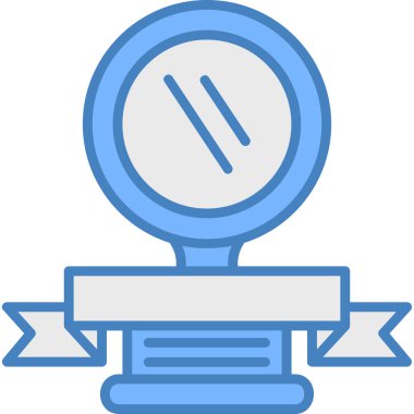 Madalya ikonu. Basit resimleme