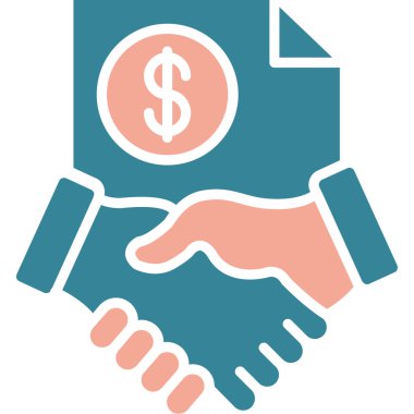 Ortaklık, Her Kullanım İçin Basit Vektör Simgesi