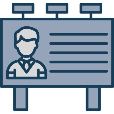 iş adamı simgesi, vektör illüstrasyonu