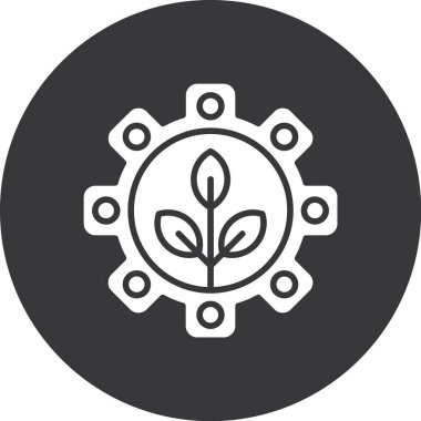 çiçek simgesi vektör illüstrasyonu