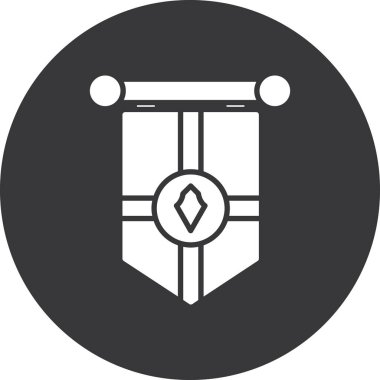 bayrak ikonu vektör illüstrasyonu