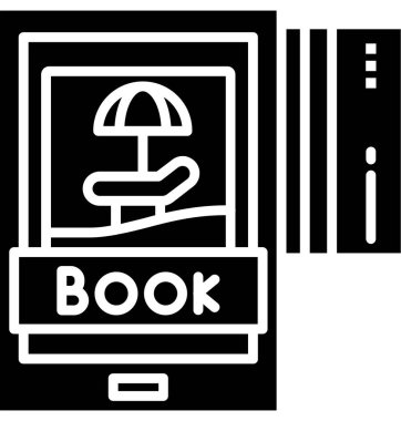 Kitap. Web simgesi basit illüstrasyon