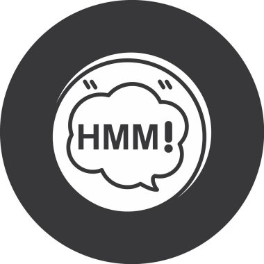 Sorusu olan bir iletinin vektör simgesi