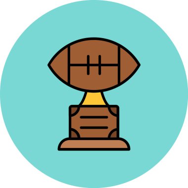 futbol ikonu vektör illüstrasyonu