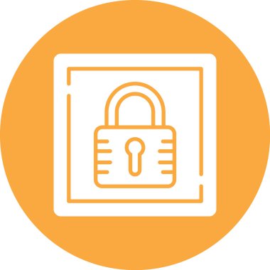 ikon vektör illüstrasyonunu kilitle