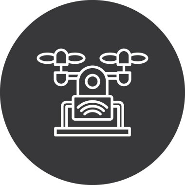 Uçan uçak vektör simgesi