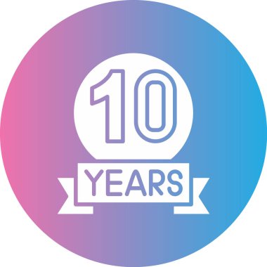 10. yıl dönümü logosu