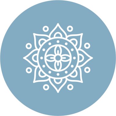 Güzel bir çiçeğin vektör çizimi