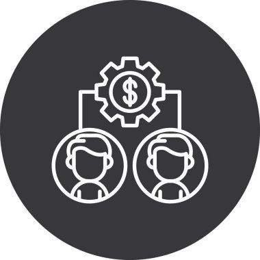 seo modern simgesinin vektör illüstrasyonu