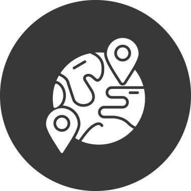 Modern b 'nin vektör illüstrasyonunda yiyecek ikonu yok