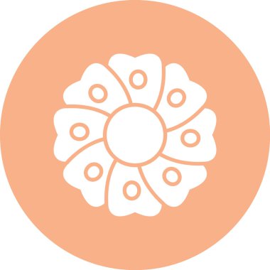 güzel çiçek vektör illüstrasyonu