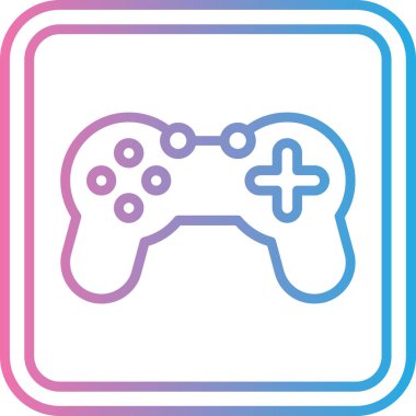 Oyun kolu. Web simgesi basit illüstrasyon