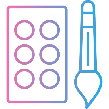 Modern eğitim ikonunun vektör illüstrasyonu