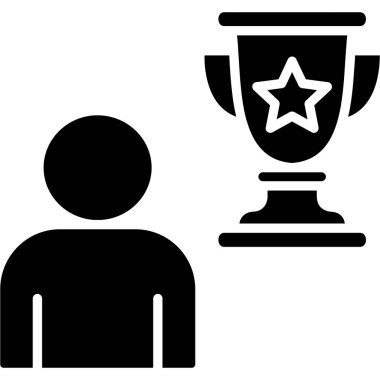 ödül kupa simgesi, vektör biçimi