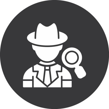 Bir büyüteçin vektör çizimi