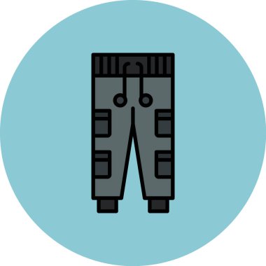 Bir benzin istasyonunun vektör simgesi