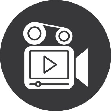 Modern basit resimleme vektör simgesini çal