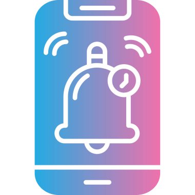 Akıllı telefon simgesinin vektör çizimi