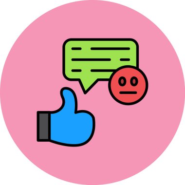 Konuşma baloncukları ikon vektör çizimi