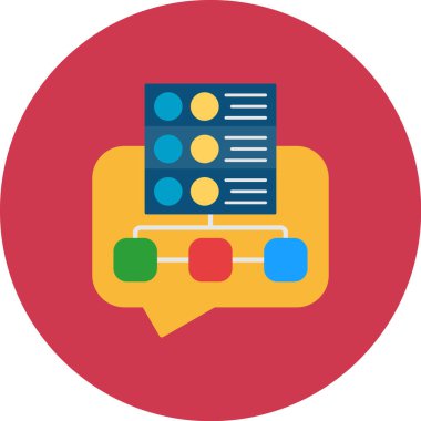 Konuş. Web simgesi basit illüstrasyon