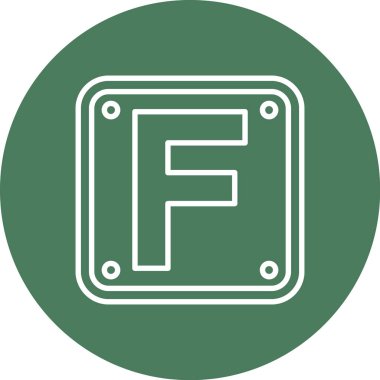 Modern b 'nin vektör illüstrasyonu eksik simgesi