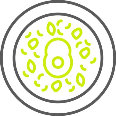 Gıda simgesinin vektör illüstrasyonu