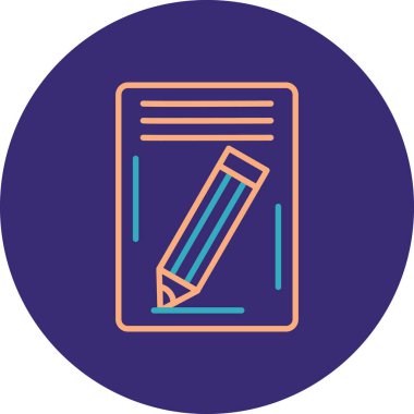 Eğitim simgesinin vektör illüstrasyonu