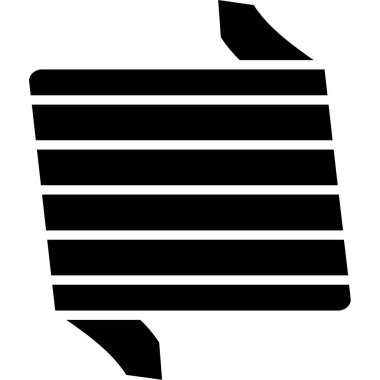 kurdele sancak vektör simgesi