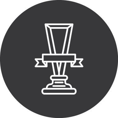 Kum saati modern simgesinin vektör çizimi