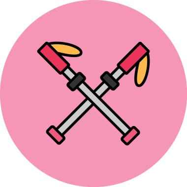 Bahçe simgesinin vektör illüstrasyonu