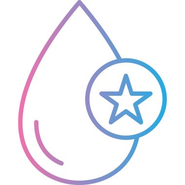 Su damlası. Basit tasarım