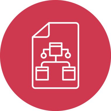 dosya biçimi simgesi, vektör illüstrasyonu